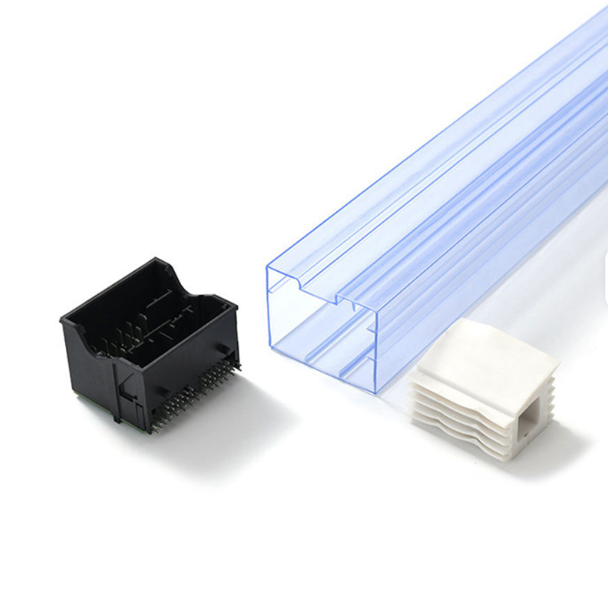 Cost-Effective Rigid Transparent ESD Tubes | Custom Thickness & Size for Chips & Modules Packaging