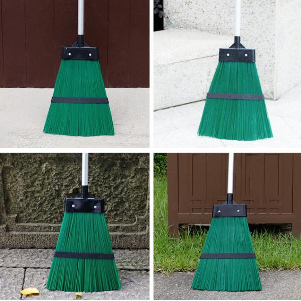 Веник двора сада для алюминия санобработки и очищать телескопичного для на открытом воздухе уборки пола