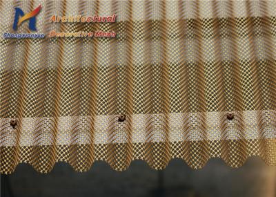 Painel perfurado de aço inoxidável perfurado ondulado da malha 1000mm do metal