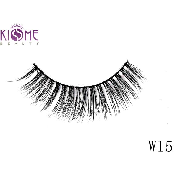 Lightweight Beauty 3D Silk Lashes Reusable 3d Fake Eyelashes Natural Shining Black Shade
