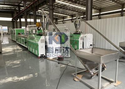 Automatic Plastic Profile Making Machine Double Screw Extruder PVC Profile Production Line