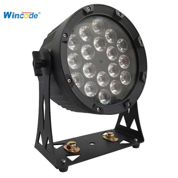 IP65 防水 LED パールアップライト 180W RGBWA+UV 6イン1 DMX-512/RDM 16ビット PWM 1000Hz