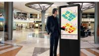 L'OEM conçoivent points en fonction du client interactifs de contact de contact de kiosque multi d'affichage numérique les 10 pour le mail