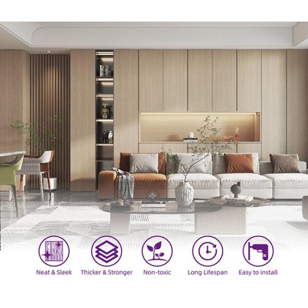 Водоустойчивый интерьер 200*28mm ISO9001 панелей стены тимберса Mouldproof