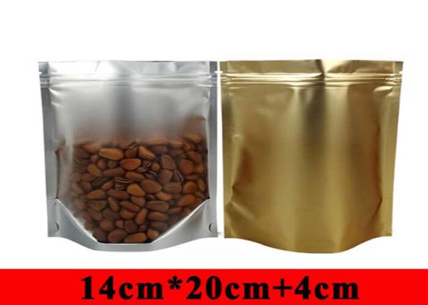 Eco Friendly Stand Up Aluminum Foil Food Packaging Bags Witn Window