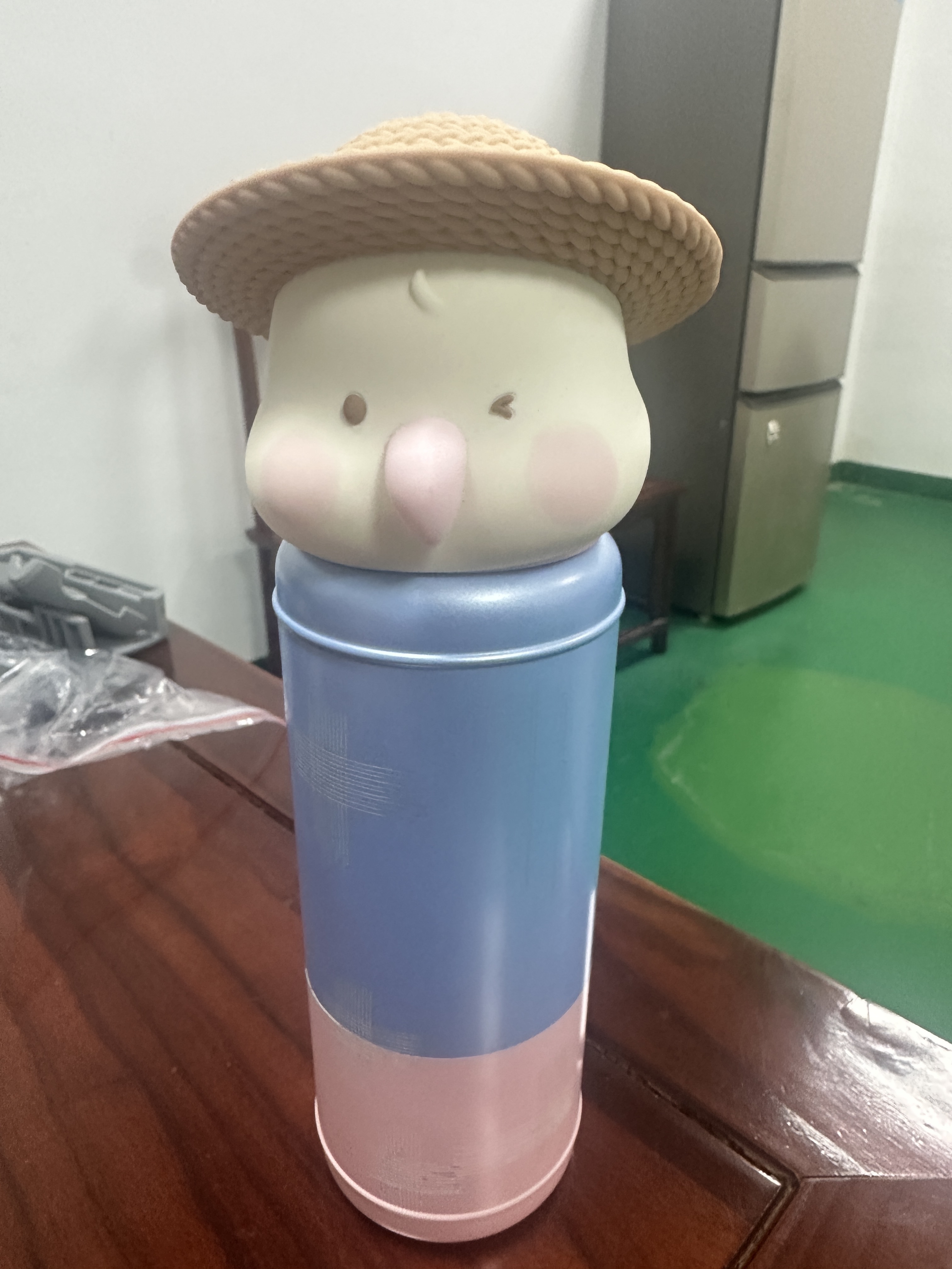 Silicone Straw Hat Decoration for Water Bottle | Custom Cartoon Bottle Topper