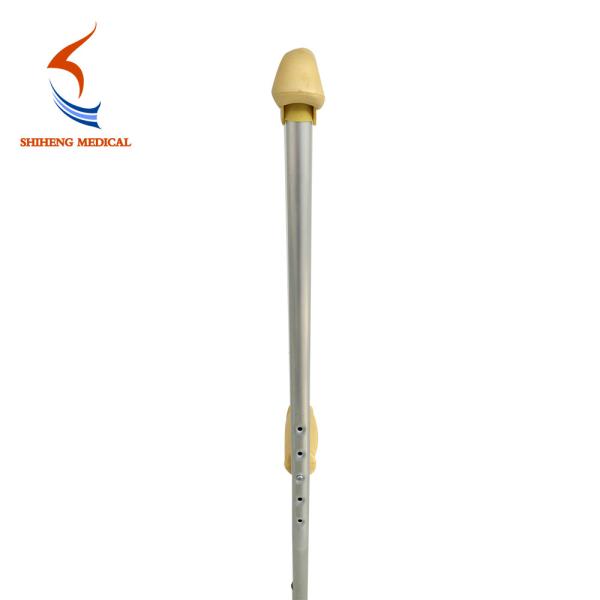 New type good design silver adjustable aluminium crutch for sale