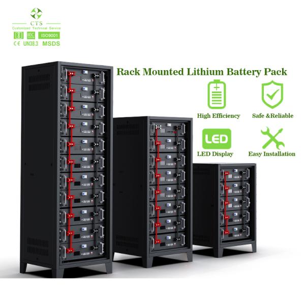 Scalable 5kWh/10kWh/14kWh LiFePO4 Battery Pack 48V 100Ah/200Ah/280Ah Stackable Energy Storage Batteries for Home Office ESS