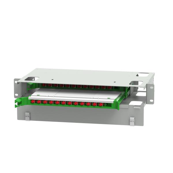 24 Port FC Type Fiber Optic Distribution Patchpanel Optic Fiber Equipment with 5 Time