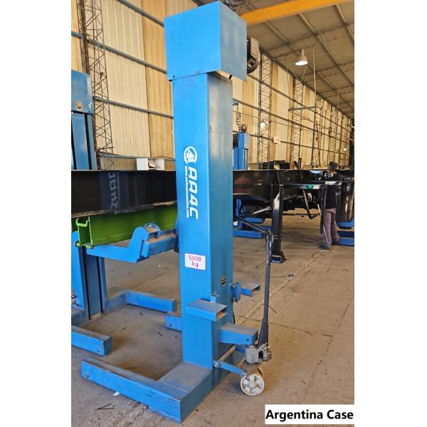 AA4C 20T 30T Механический винтовой тяжеловесный автобусный грузовик подъемник подвижной 4 пост грузовик подъемник комбинированный