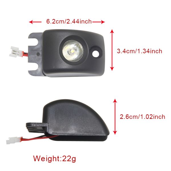 HX X6 X7 X8 Scooter Accessories Electric Scooter Led Headlight ABS Plastic