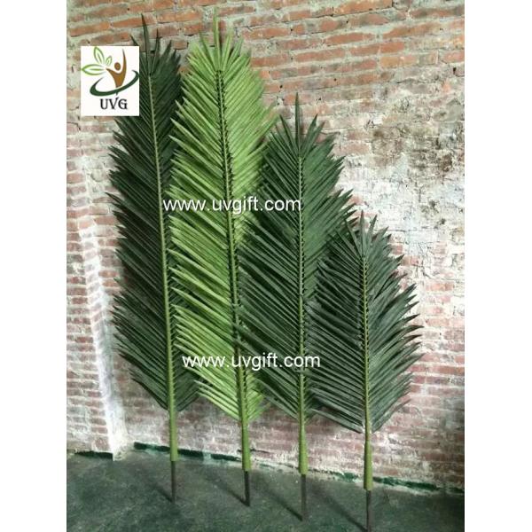 UVG 2 meters wholesale material uv artificial palm leaves for park decoration PTR041