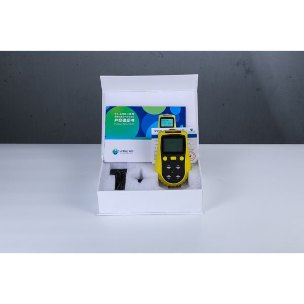 Lightweight Diffusion Ozone Gas Detector with Sound+Light+Vibration Alarm and IP65 Protection