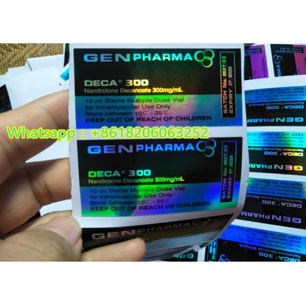 Etiquetas de frascos de vidrio de alta calidad con impresión digital a todo color espesor 2,5 mil