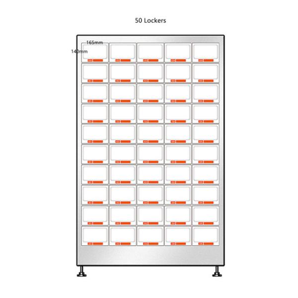 Automatic Locker Vending Machine With 50 Lockers Souvenir Vending Machine Gift Vending Machine