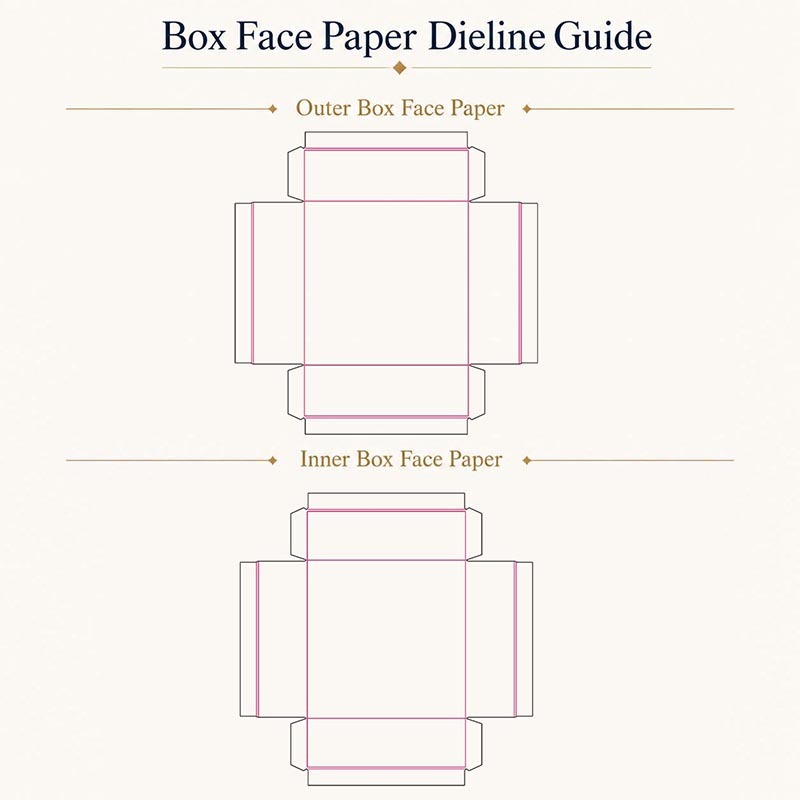 Specialty Paper Lid And Base Gift Box Customized With Ribbon Decoration