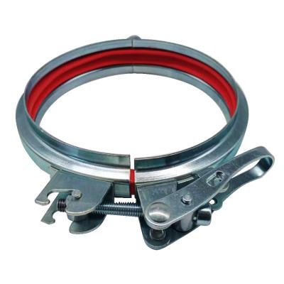 A tubulação da ventilação do hardware conecta a braçadeira de tubulação galvanizada 150mm da flange