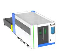 Machine de découpe laser de tôles métalliques avec table échangeable et logiciel de commande CYPCUT