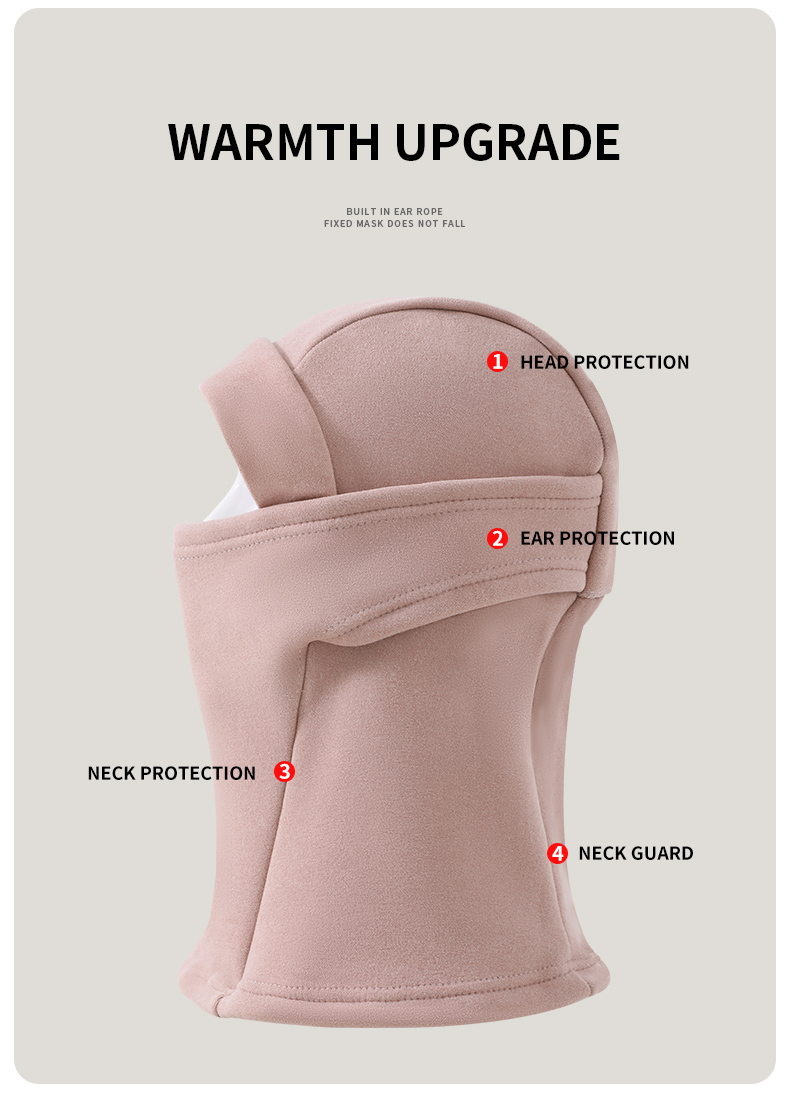 Custom Made Ski Cover Cotton Windproof Outdoor Ski Full Face Warm Women Winter Mask Breathable Skiing Balaclava