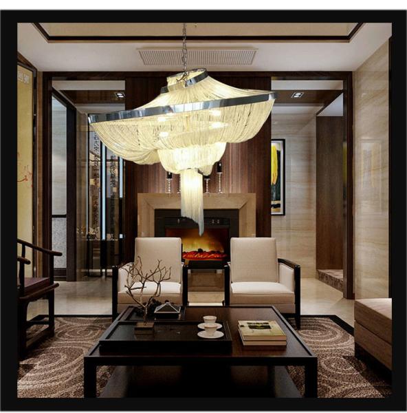 Round decorative chain for hanging lamps chandelier Fitting (WH-CC-13)