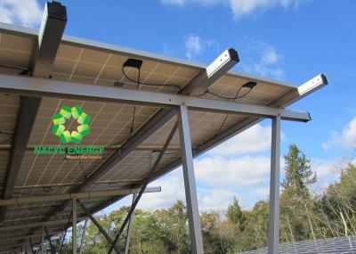 Os sistemas solares à terra do racking da base concreta para o picovolt solar almofadam os módulos