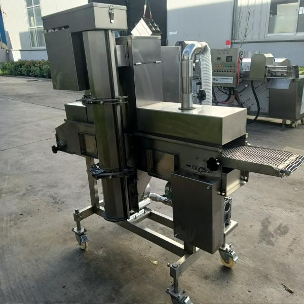 Meat Grinder Process Thermal Processing Automatic Fresh Milk Roll Bran Coating Machine