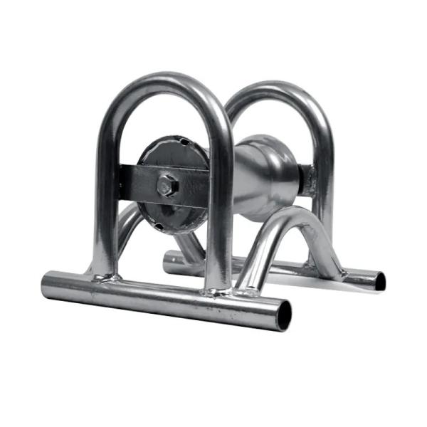 Underground Single Cable Laying Guide Roller Aluminum Nylon Wheel Manhole Cable Roller