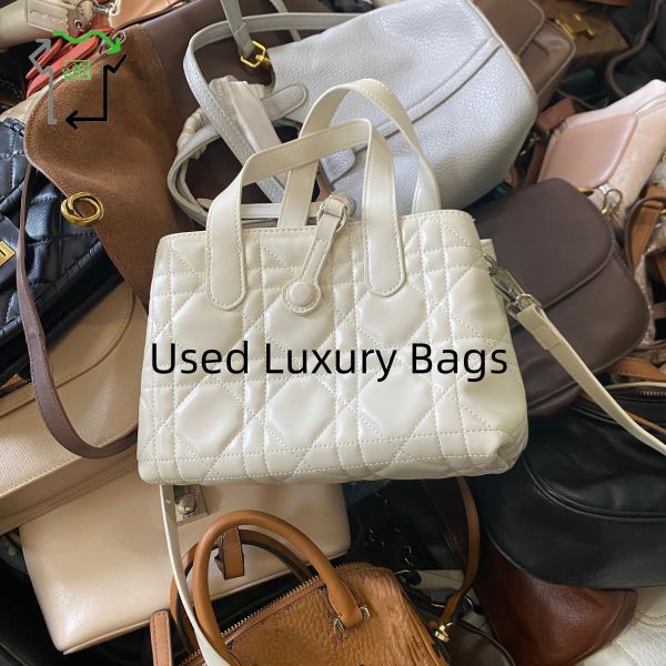 Mix Size PU Ladies Fashion Used Bags Elegant Branded Second Hand Bags