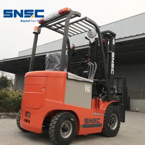 AC Motor 1.5t Electric Chariot Elevateur with Intelligent Charger and Carton Clamp