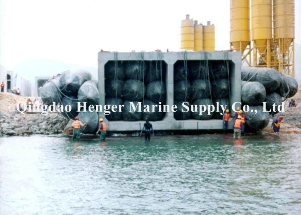 Bolsas a ar marinhas infláveis da força alta da flutuabilidade, carga - airbags do elevador do barco do rolamento
