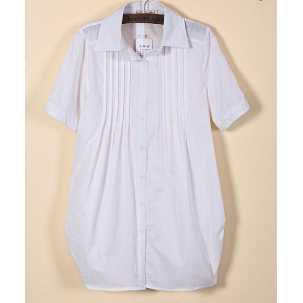 F4856  lady fashion shirt fabric cotton/poly  spandex plain 40SX75D+40D 105GSM 57/58