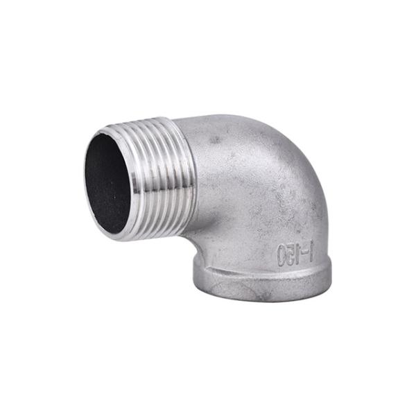 304 316L Stainless Steel Pipe Fitting 90 Degree Forging Female And Male Connection Thread Bsp Elbow