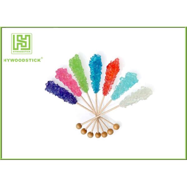 Birthday Cake Topper Cotton Candy Sticks , Short Rock Candy Stir Sticks OEM