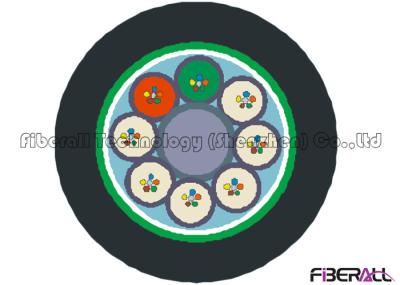 SM / MM Outdoor Fiber Optic Cable 96 Core Fiber Optic Cable With Steel Tape