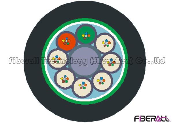 SM / MM Outdoor Fiber Optic Cable 96 Core Fiber Optic Cable With Steel Tape