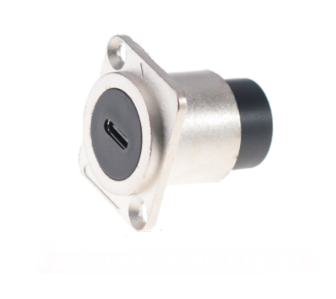 Zinc Alloy Round Data Connector for Audio Devices Dustproof and Durable