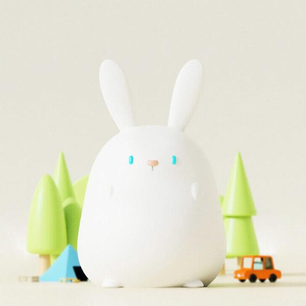 1200mAh Soft Animal Silicone LED Night Light For Toddler Kids Sleep