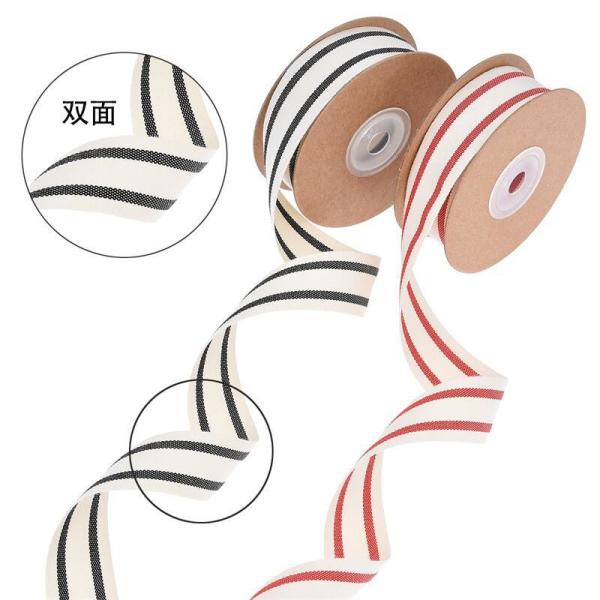 ISO14001 Полосатая лента 15mm-38mm Черно-белая лента