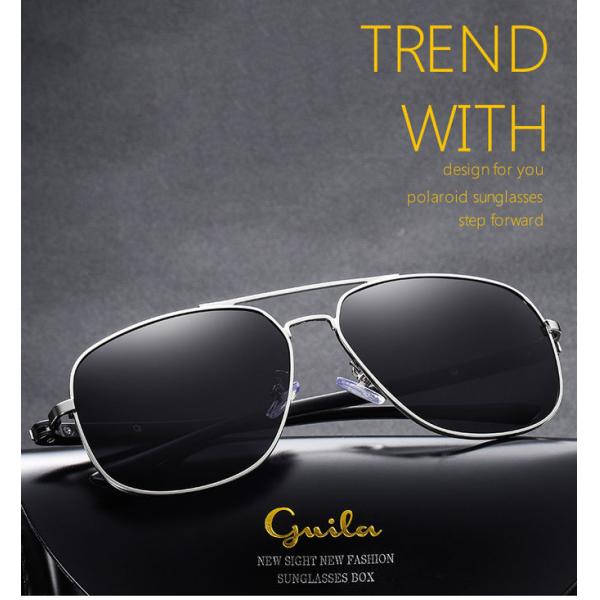 Unique Trending Uv400 Polarized Sunglasses BSCI Square Ocean Lens