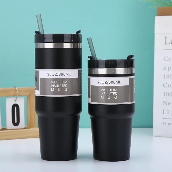 Stainless steel insulated cup - Ice King Cup 30oz Car Cup Sipping Cup Beer Cup Vehicle-mounted Coffee mug