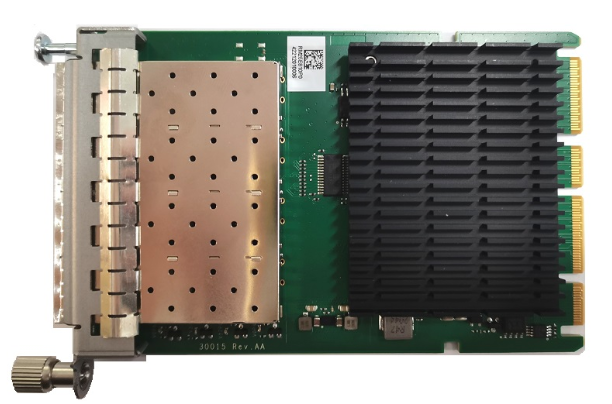 HZ25E810F4OCP 25G Four Port OCP Network Card With SFP28 Interface And PCIe Gen4.0X8