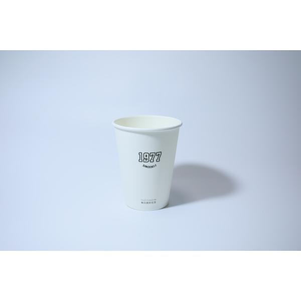 Single Wall 10OZ 8OZ Biodegradable Paper Cups Heat protection With Lid