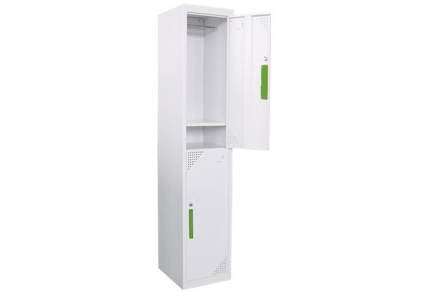 School 2 Door Steel Lockers SPCC Vertical 1850*380*450MM