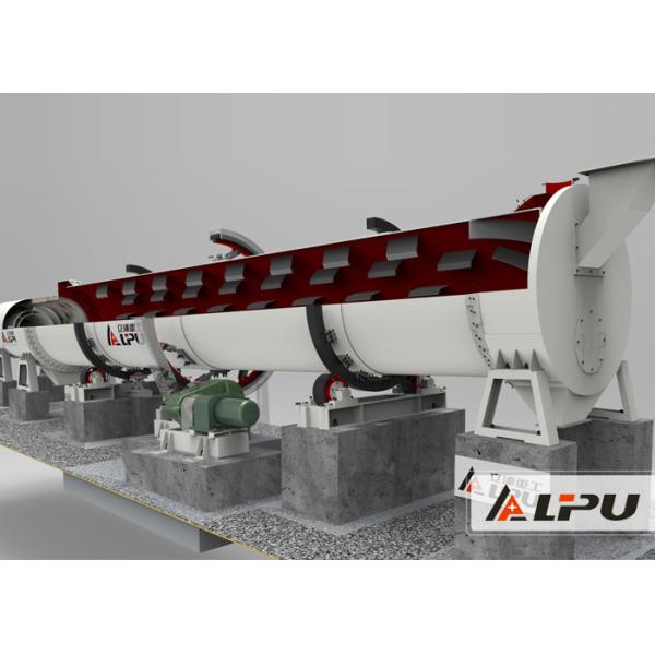 High Thermal Efficiency Rotary Industrial Drying Equipment For Desulfurization Gypsum