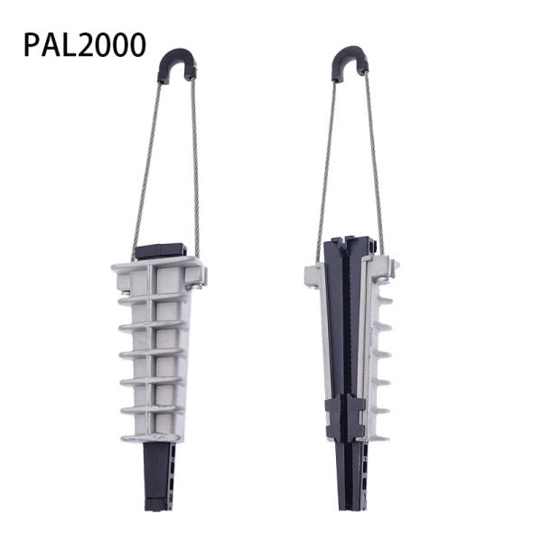 High Strength Metal Cable Optic Tension Clamp Dead End Anchoring Wedge Clamp Fiber