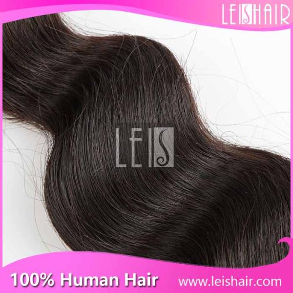 Popular wholesale pure virgin indian remy human hair weft
