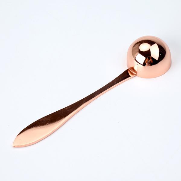Ветроуловитель 15ml Tablespoon кофе нержавеющей стали золота 304 Роза отполированный зеркалом измеряя