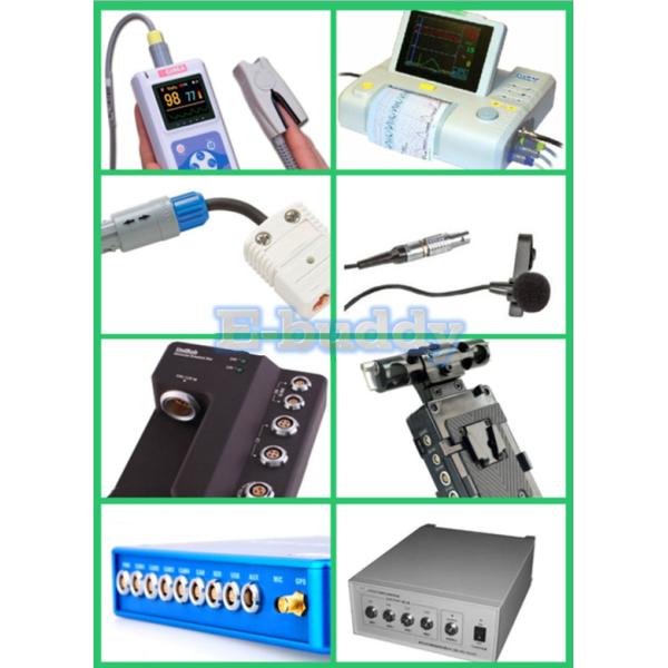 Собрание силовых кабелей ЛЭМО ФИШЕРА Хиросе изготовленное на заказ для медицинских аудио видео- войск