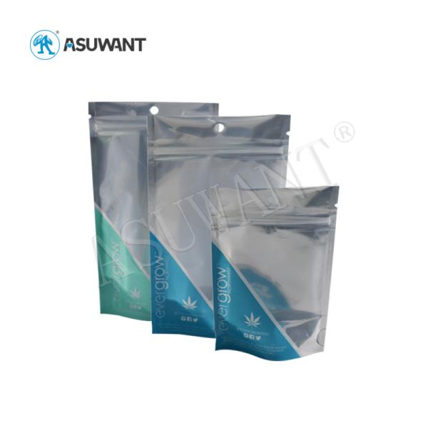 Waterproof Weed Concentrate Packaging Mylar Bags Matte Aluminum Custom Printed Durable