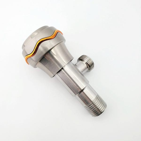Bathroom Basin Stainless Steel Angle Valve 1 Way SUS 201 Angle Valve